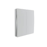 ENERJ 2 Gang Wireless Kinetic Switch ECO RANGE, Silver Body - ENER-J Smart Home
