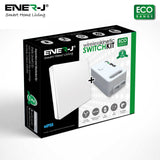 1 Gang Wireless Kinetic Switch + 500W RF+WIFI Non Dimmable Receiver in 1 pack - ENER-J Smart Home